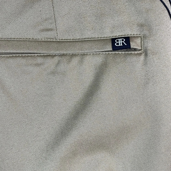BANANA REPUBLIC NWT Tan Khaki Flat Front Twill Chino Shorts Pockets Preppy 30 - Picture 7 of 13
